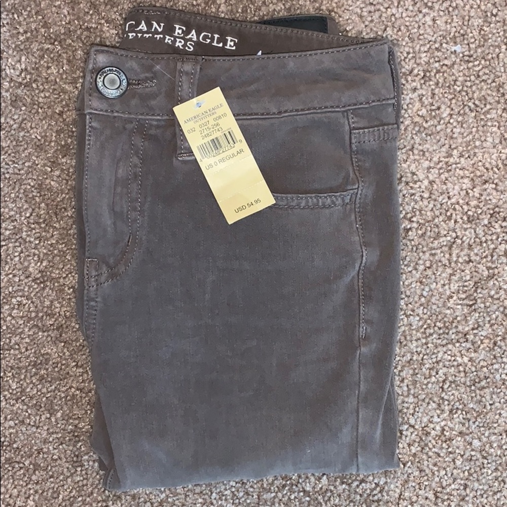 NWT AEO X SATEEN jeggings